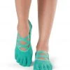 ACCESSORIES Toesox Elle Full-Toe Yoga Grip Socks Emerald