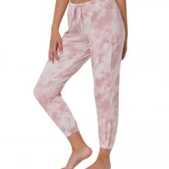 Onzie Weekend Sweatpant Joggers Peach Tie Dye