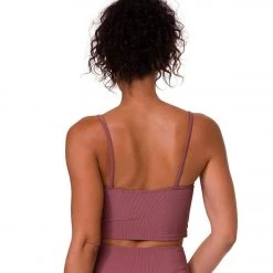 CLOTHING Onzie Belle Cami Yoga Crop Toast Rib