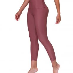 Onzie Ribbed 7/8 Yoga Leggings Toast Rib