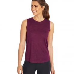 CLOTHING Balance Collection Canyon Singlet Yoga Tank Top Wild Plum