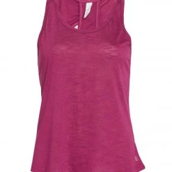 Balance Collection Criss Cross Racerback Yoga Tank Magenta Lust