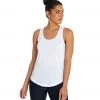 Balance Collection Criss Cross Racerback Yoga Tank White