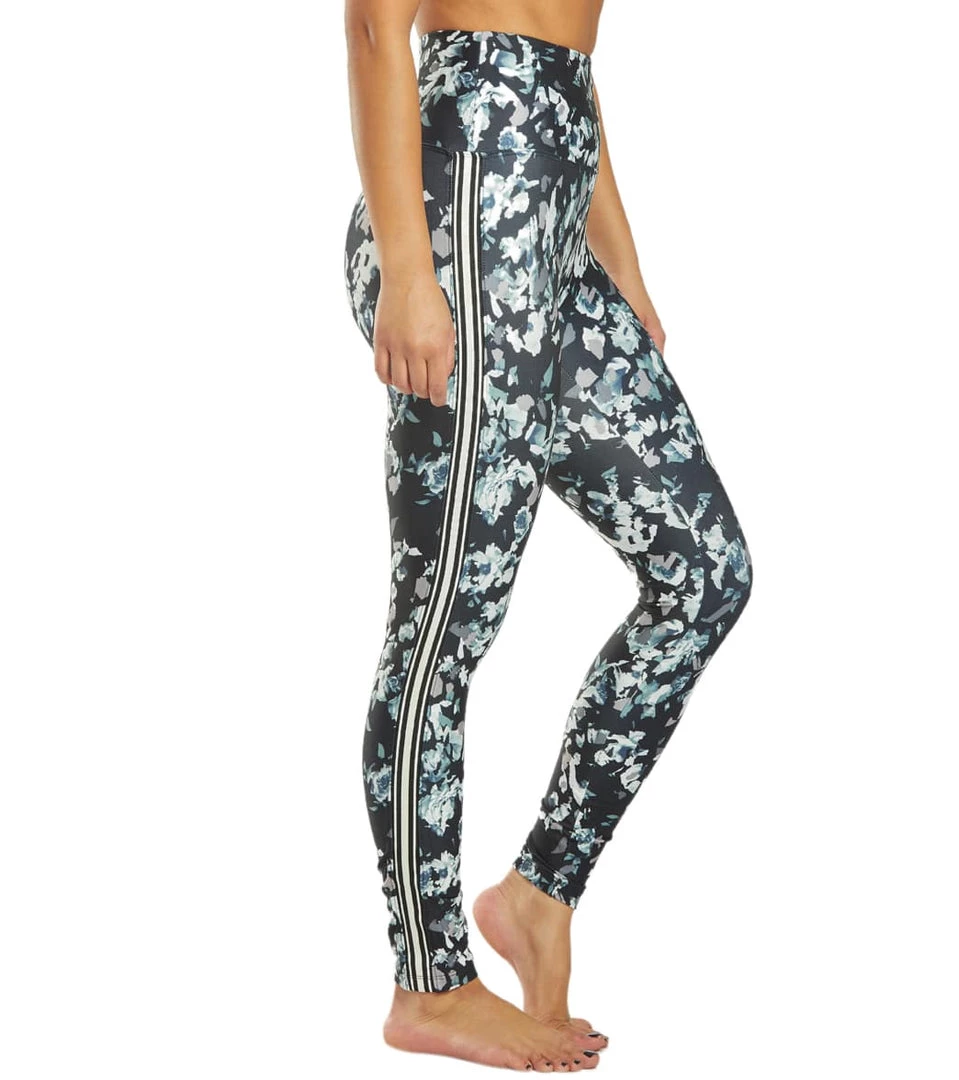 Long Leggings Marika Joanne Track Yoga Leggings Black Chopped Floral 4 Long Leggings Marika Joanne Track Yoga Leggings Black Chopped Floral