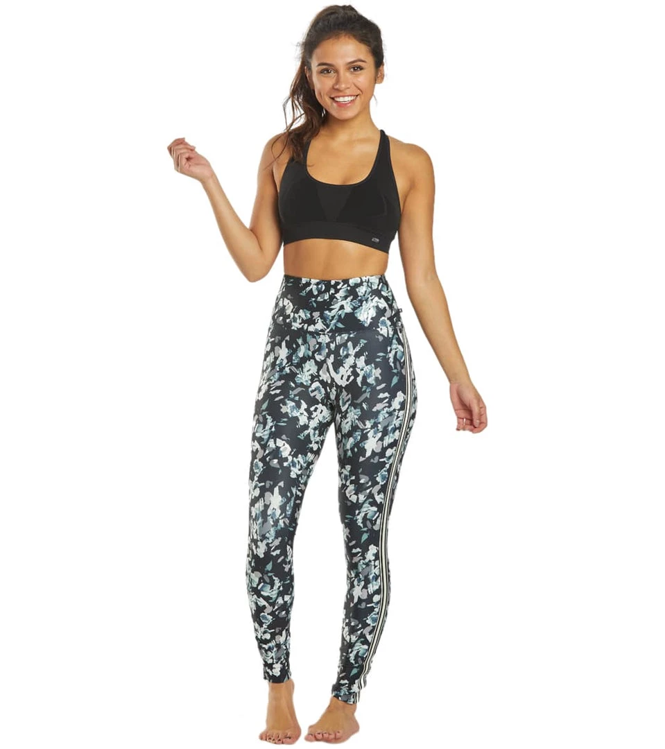 Long Leggings Marika Joanne Track Yoga Leggings Black Chopped Floral 6 Long Leggings Marika Joanne Track Yoga Leggings Black Chopped Floral