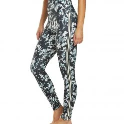 Long Leggings Marika Joanne Track Yoga Leggings Black Chopped Floral 13 Long Leggings Marika Joanne Track Yoga Leggings Black Chopped Floral