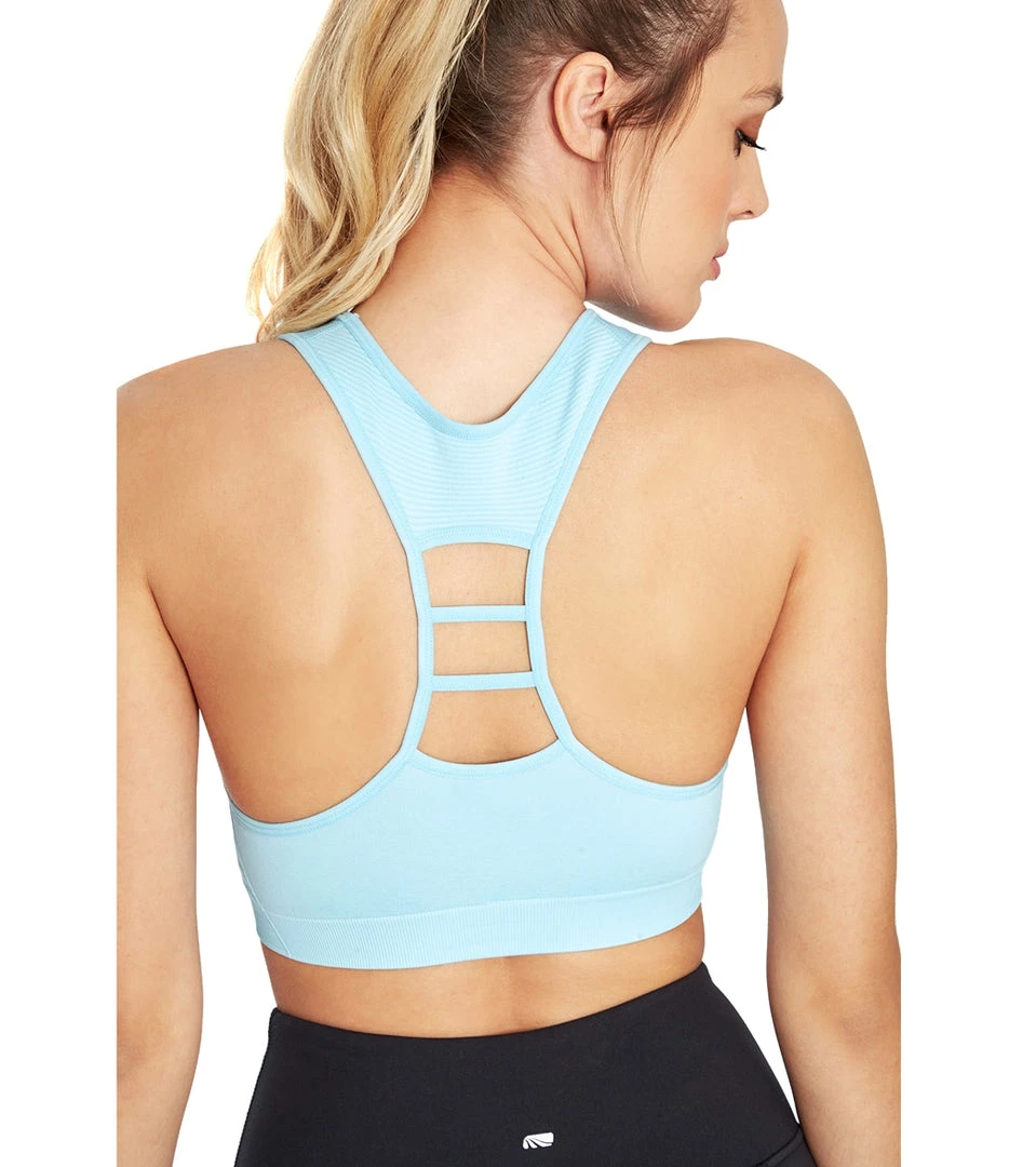 Marika Haley Seamless Yoga Sports Bra Dream Blue CLOTHING 3 Marika Haley Seamless Yoga Sports Bra Dream Blue CLOTHING