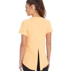 CLOTHING Marika Ariel Yoga Tee Canteloupe