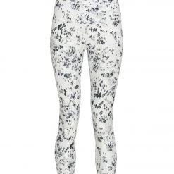 CLOTHING Balance Collection Printed Contender 22" High Waisted Yoga Capris Black Watercolor Snake