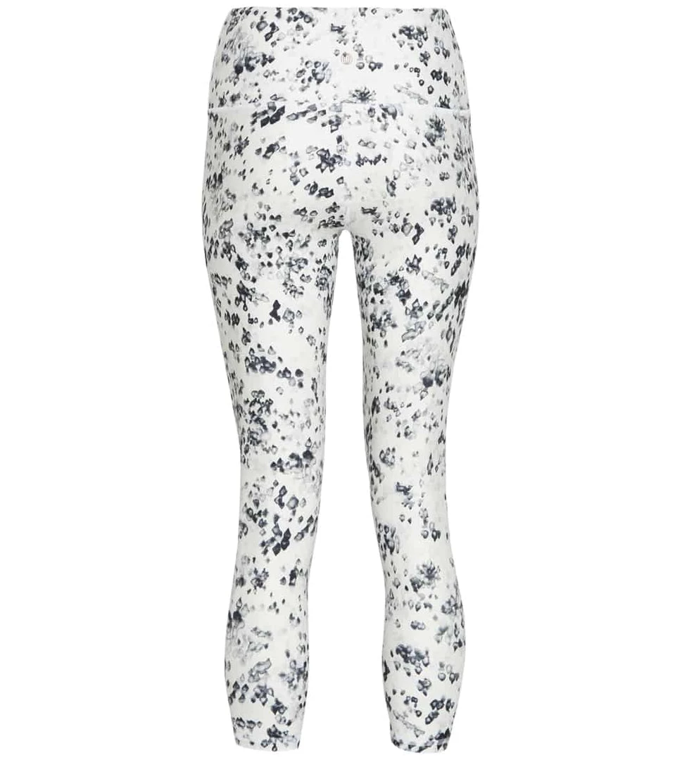 CLOTHING Balance Collection Printed Contender 22" High Waisted Yoga Capris Black Watercolor Snake 4 CLOTHING Balance Collection Printed Contender 22" High Waisted Yoga Capris Black Watercolor Snake