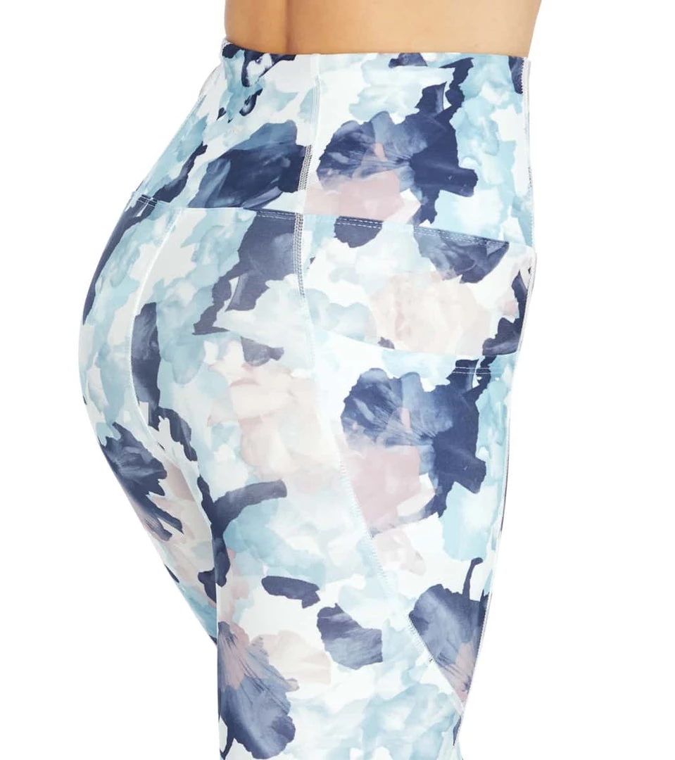 Marika Airbrush Yoga Leggings Crown Blue Abstract CLOTHING 7 Marika Airbrush Yoga Leggings Crown Blue Abstract CLOTHING