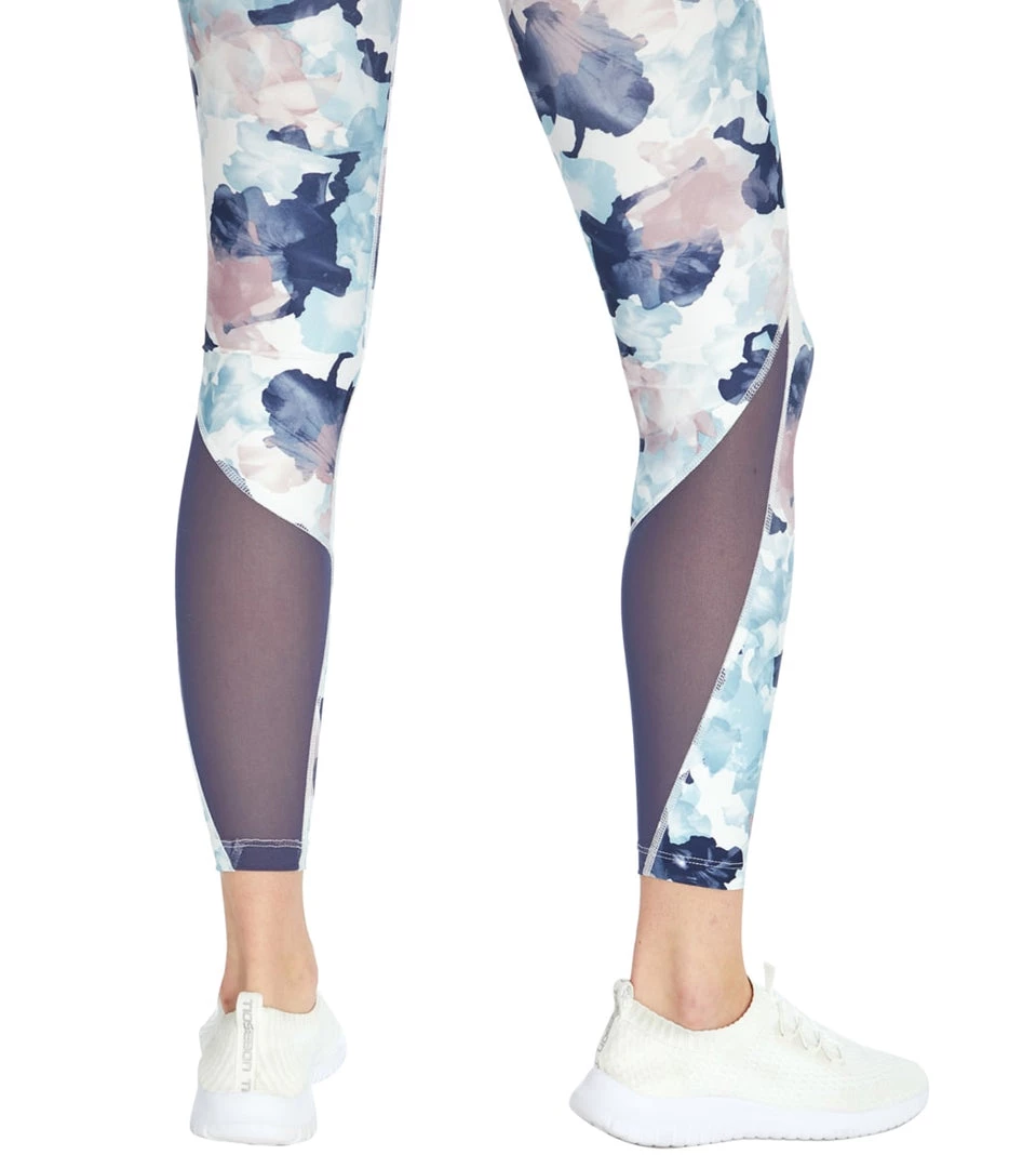 Marika Airbrush Yoga Leggings Crown Blue Abstract CLOTHING 8 Marika Airbrush Yoga Leggings Crown Blue Abstract CLOTHING