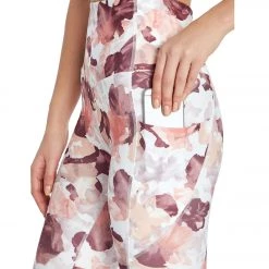 CLOTHING Marika Airbrush Yoga Leggings Lantana Abstract Watercolor Flowers