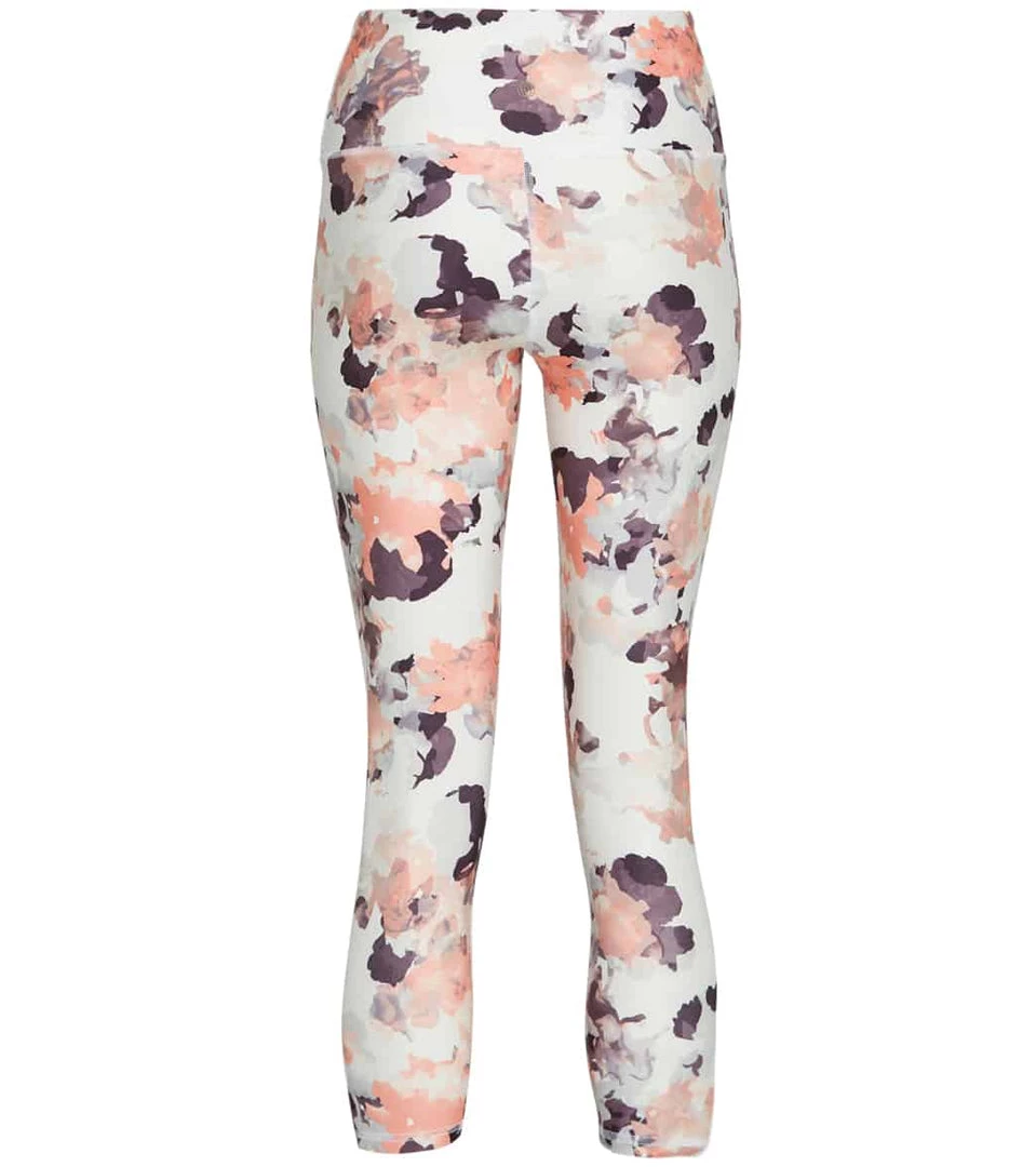 Balance Collection Printed Contender 22" High Waisted Yoga Capris Abstract Cut Blooms CLOTHING 4 Balance Collection Printed Contender 22" High Waisted Yoga Capris Abstract Cut Blooms CLOTHING