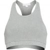 Spiritual Gangster Ballet Rib Bra Medium Heather Grey