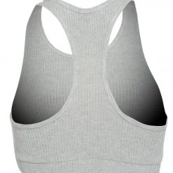 Spiritual Gangster Ballet Rib Bra Medium Heather Grey
