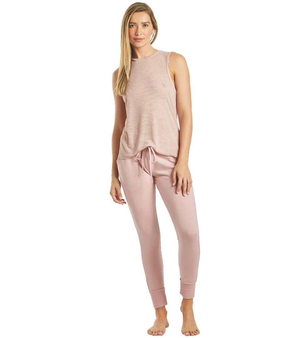 Free People Movement Sunny Skinny Sweat Pants Pink 6 Free People Movement Sunny Skinny Sweat Pants Pink