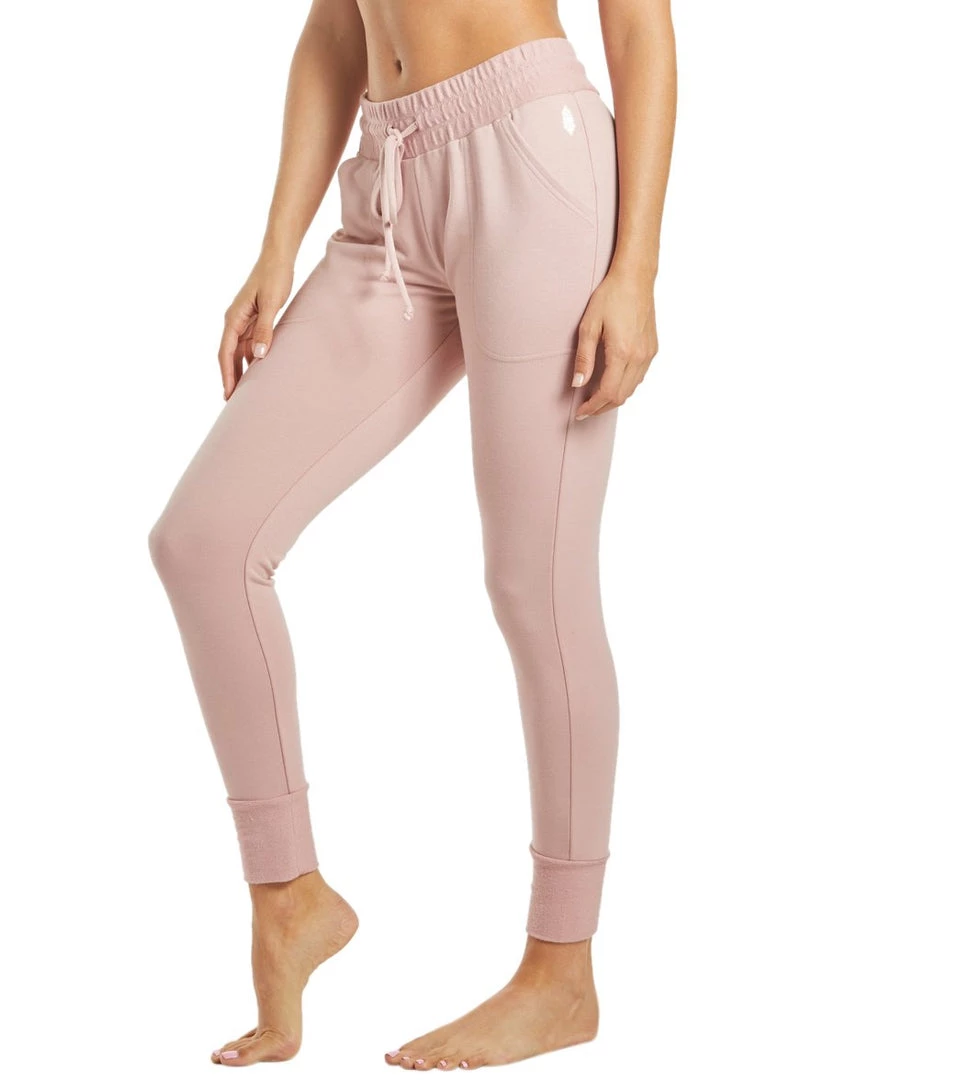 Free People Movement Sunny Skinny Sweat Pants Pink 7 Free People Movement Sunny Skinny Sweat Pants Pink
