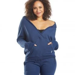 CLOTHING Free People Movement Reyes Solid Hoodie Navy