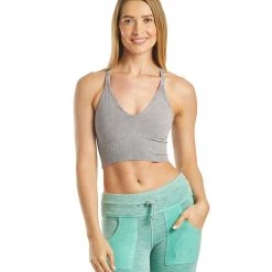 NEW ARRIVALS Free People Movement Good Karma Crop Yoga Top Light Purple