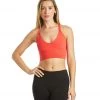 Free People Movement Good Karma Crop Yoga Top Red