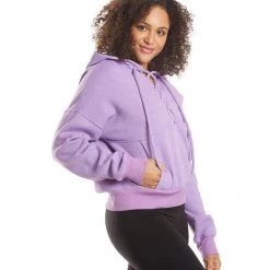 CLOTHING Free People Movement Believe It Hoodie Purple