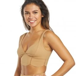 Free People Petal Pusher Yoga Sports Bra Khaki