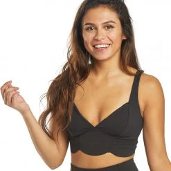 Free People Petal Pusher Yoga Sports Bra Black