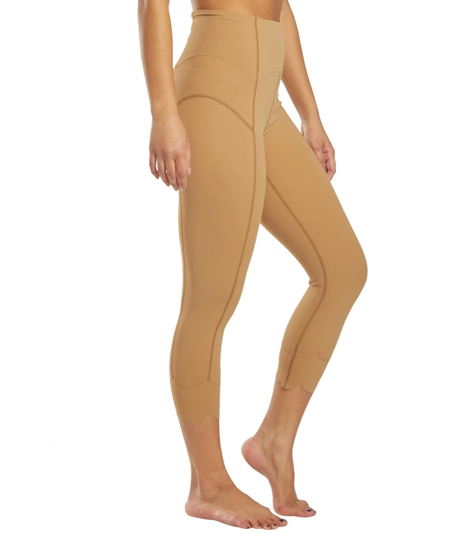 Free People Petal Pusher Yoga Leggings Khaki CLOTHING 4 Free People Petal Pusher Yoga Leggings Khaki CLOTHING