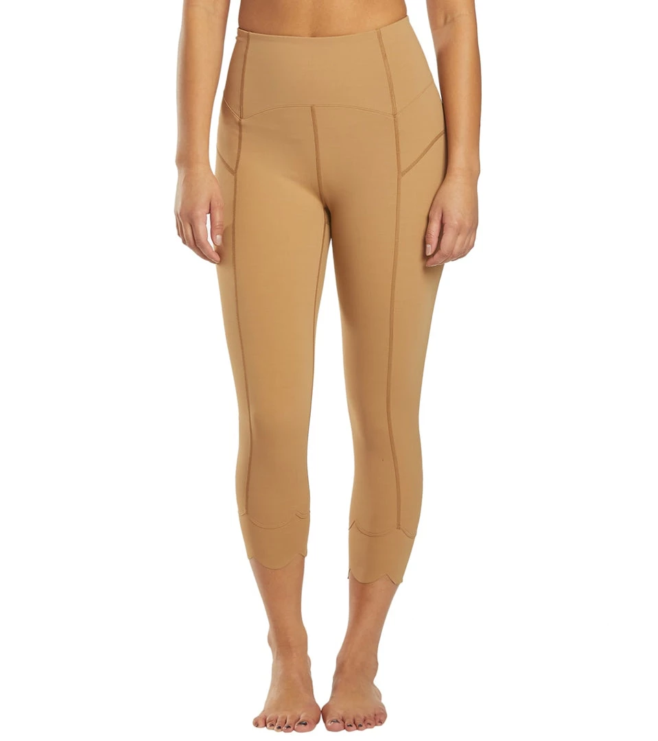 Free People Petal Pusher Yoga Leggings Khaki CLOTHING 9 Free People Petal Pusher Yoga Leggings Khaki CLOTHING