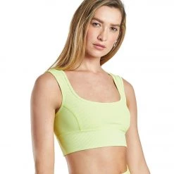 CLOTHING Free People Ride With Me Yoga Sports Bra Lime