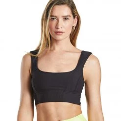 CLOTHING Free People Ride With Me Yoga Sports Bra Black