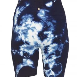 Spiritual Gangster Biker Shortie Indigo Tie Dye CLOTHING