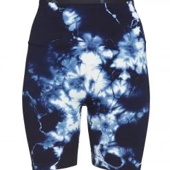 Spiritual Gangster Biker Shortie Indigo Tie Dye CLOTHING 9 Spiritual Gangster Biker Shortie Indigo Tie Dye CLOTHING