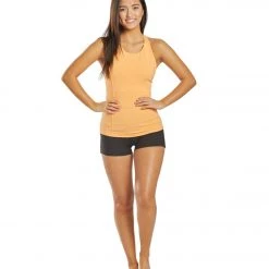 Free People Get On My Good Side Yoga Tank Peach