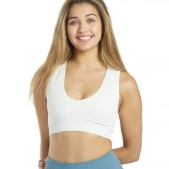 Spiritual Gangster Ribbed Metta Plunge Yoga Brami CLOTHING