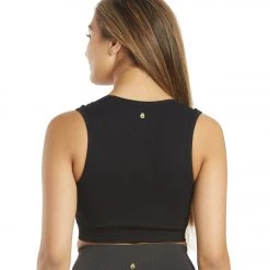 CLOTHING Spiritual Gangster Ribbed Metta Plunge Yoga Brami Black 11 CLOTHING Spiritual Gangster Ribbed Metta Plunge Yoga Brami Black