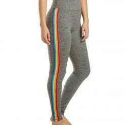 Spiritual Gangster Essential High Waisted Yoga Leggings Medium Heather Grey