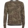 Spiritual Gangster Old School After Yoga Pullover Cheetah Print