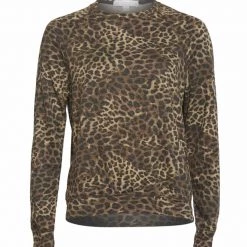 Spiritual Gangster Old School After Yoga Pullover Cheetah Print