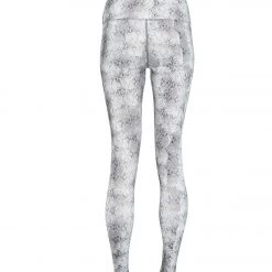 Spiritual Gangster Essential High Waisted Yoga Leggings Tonal Snake Print