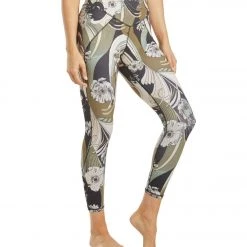 CLOTHING Free People Wave Crush Yoga Leggings Black Combo