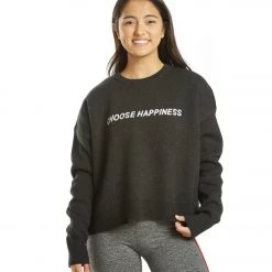 Spiritual Gangster Happiness Glow Up Sweater Vintage Black CLOTHING