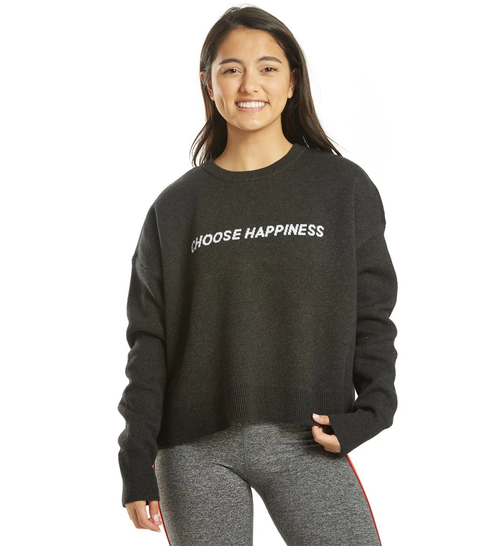 Spiritual Gangster Happiness Glow Up Sweater Vintage Black CLOTHING 3 Spiritual Gangster Happiness Glow Up Sweater Vintage Black CLOTHING
