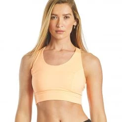 CLOTHING Free People Light Synergy Yoga Crop Top Peach