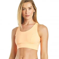 CLOTHING Free People Light Synergy Yoga Crop Top Peach