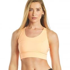 CLOTHING Free People Light Synergy Yoga Crop Top Peach