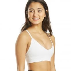 Spiritual Gangster Selene Triangle Yoga Sports Bra White CLOTHING