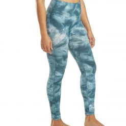 Free People Good Karma Tie Dye Yoga Leggings Blue Green CLOTHING 10 Free People Good Karma Tie Dye Yoga Leggings Blue Green CLOTHING