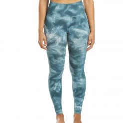 Free People Good Karma Tie Dye Yoga Leggings Blue Green CLOTHING 15 Free People Good Karma Tie Dye Yoga Leggings Blue Green CLOTHING